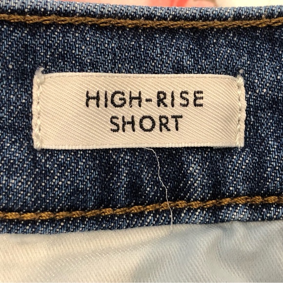 J CREW s30 high rise denim shorts Look brand new! Super cute, dark rinse - Picture 4 of 7